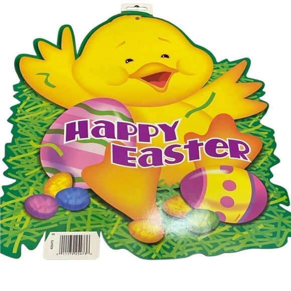 NWT Squishmallow Easter Basket with Fillers and Easter Chick Cutout Decor - Picture 10 of 10